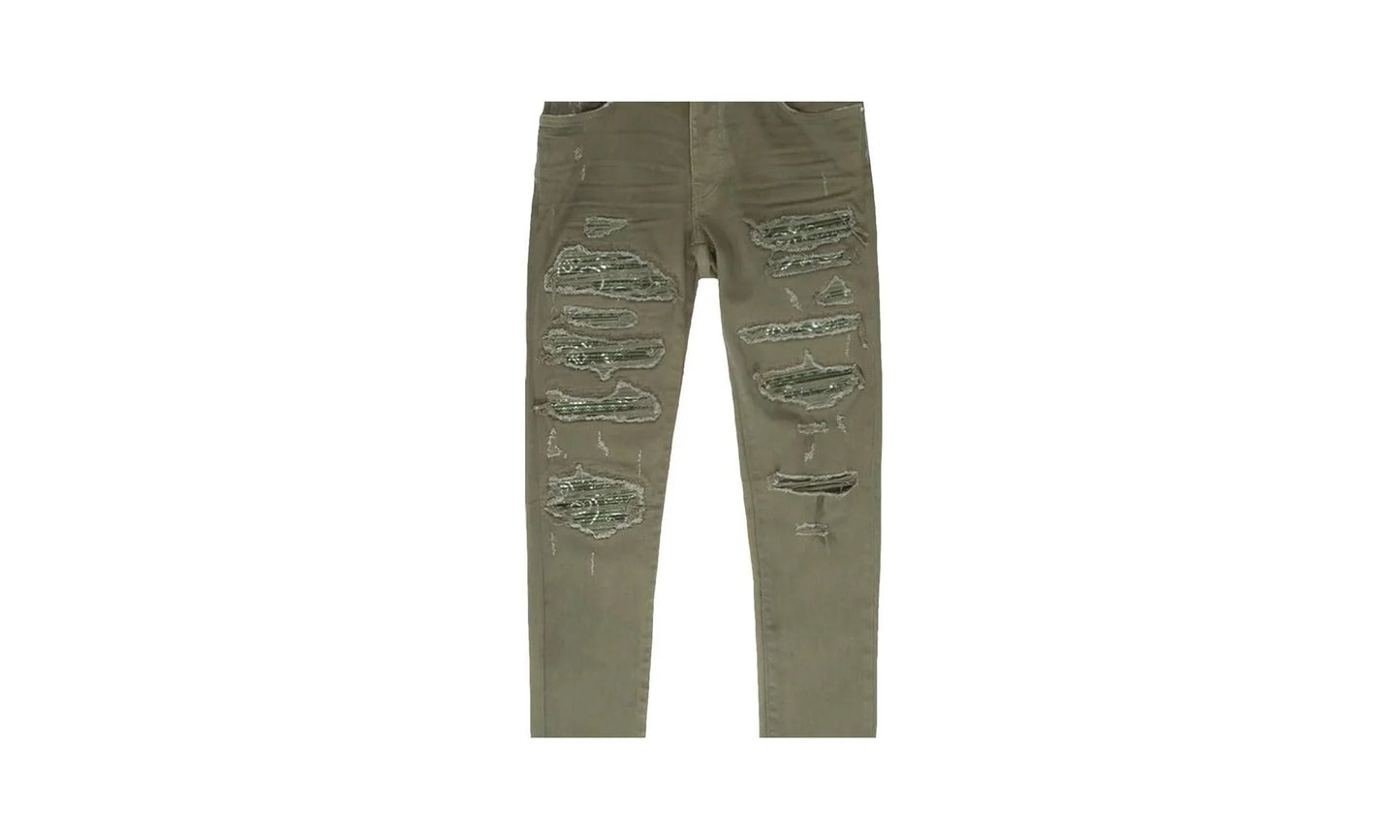 Bandana Thrasher Jean "Olive Green" PS22MDS061 351