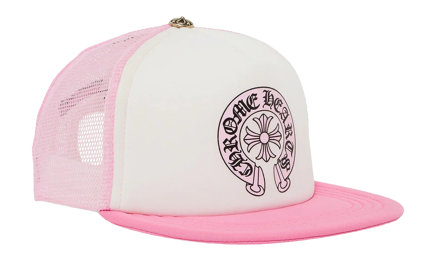 Matty Boy Sex Records Horse Shoe Trucker Hat "White / Pink" CHRM0720