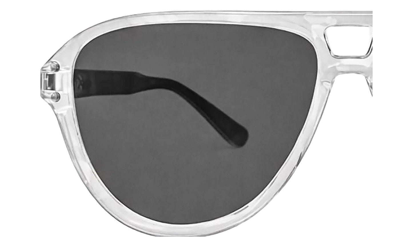 Aviator Logo Sunglasses "White / Black / Silver" XA41764AC WBS