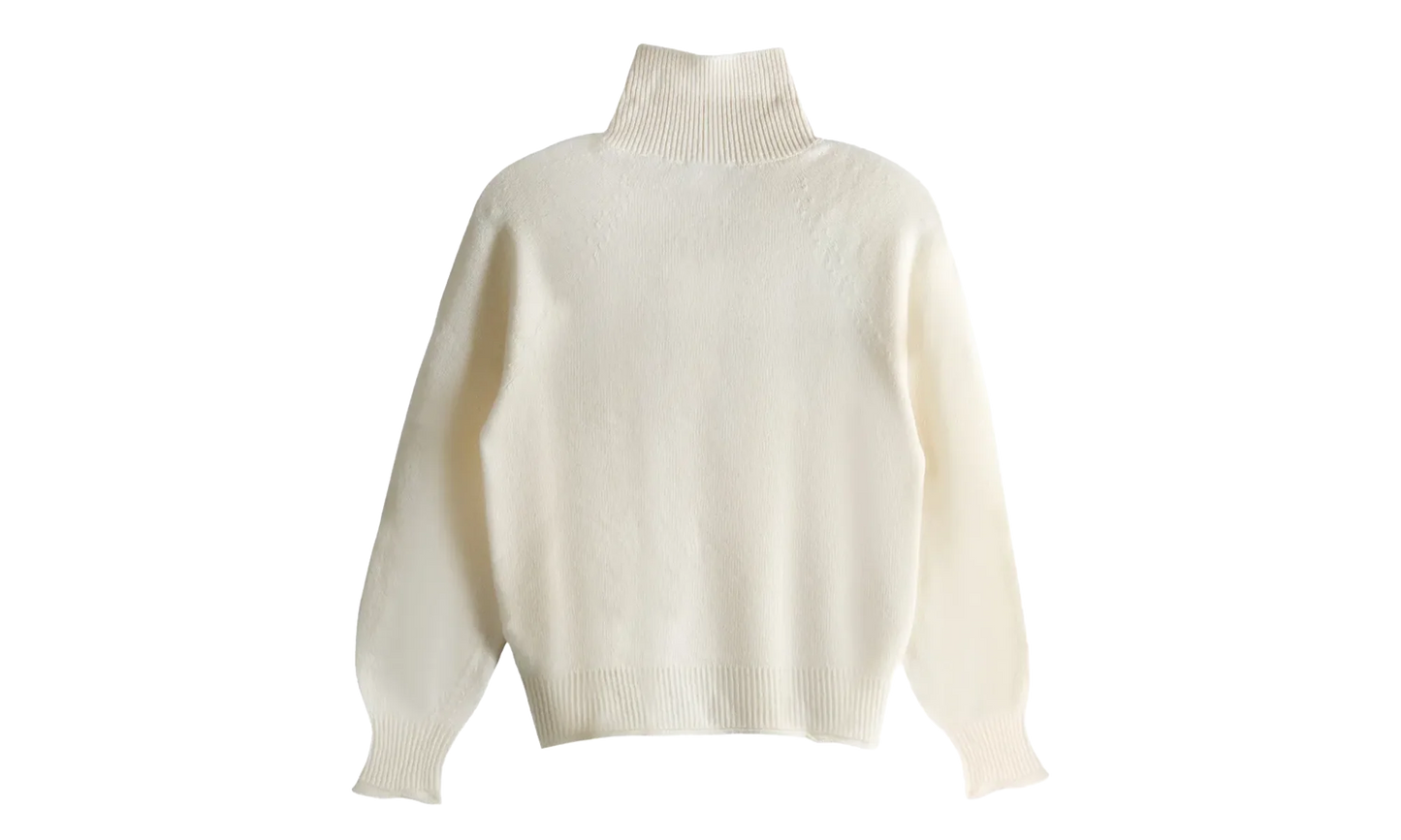 Carded Wool High Neck Sweater WMNS "Lapland" AF4010 XFJ