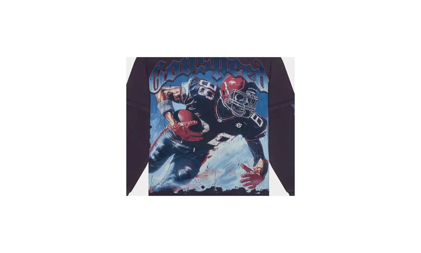 Endzone Dual Layered T-shirt "Navy Wash" 6R7UWRBP