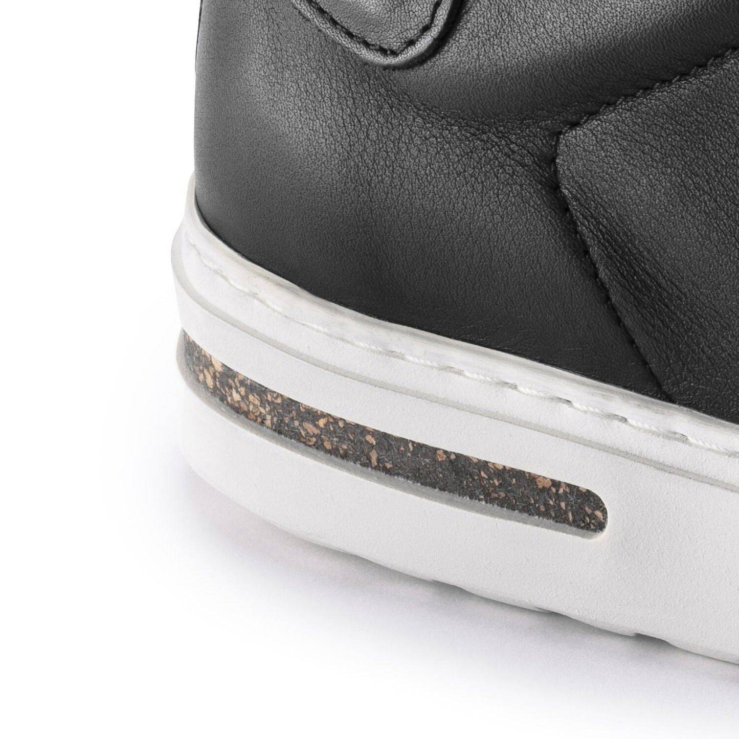 Bend Leather Low Sneaker in Black