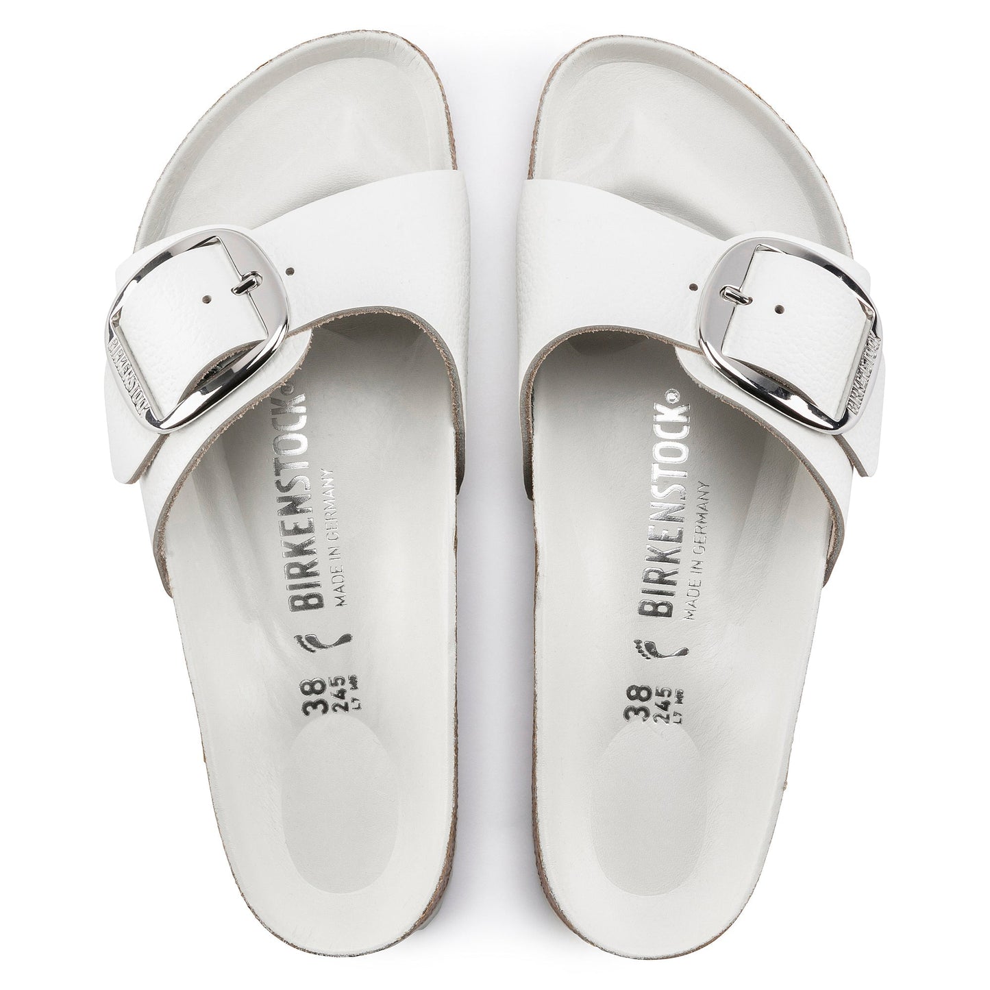 Madrid Big Buckle in White