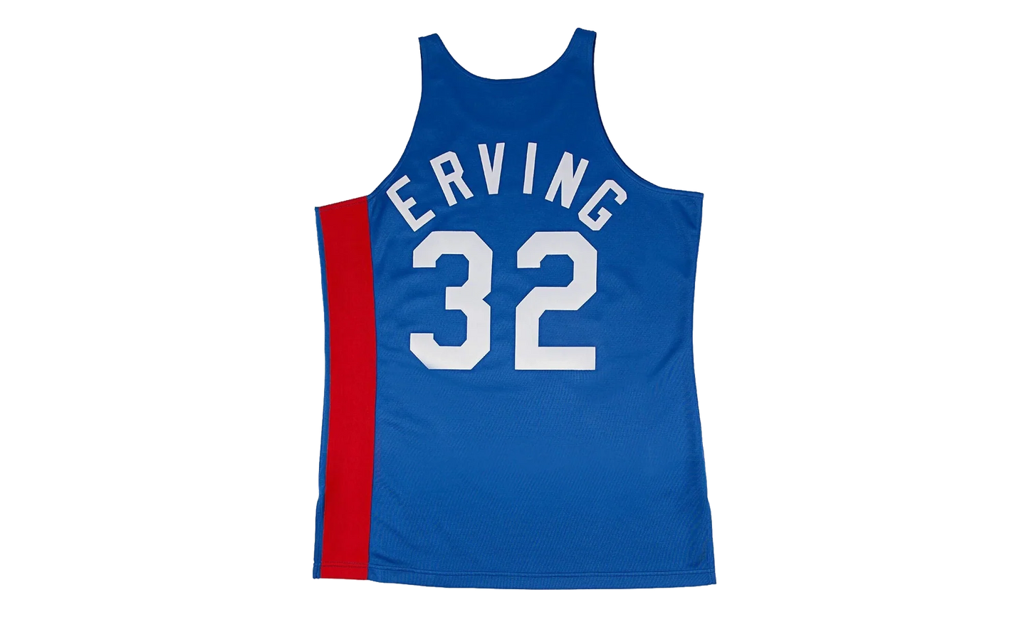 NBA Julius Erving Authentic Jersey "1973 New York Nets - Blue" 72263E973JUERV