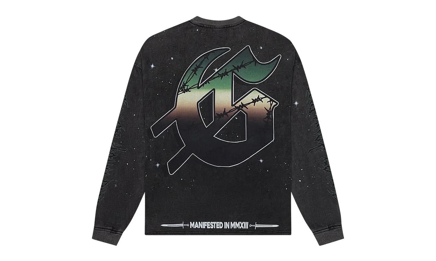 Air-Strike long sleeve t-Shirt "Black Wash" 40V4IZ34