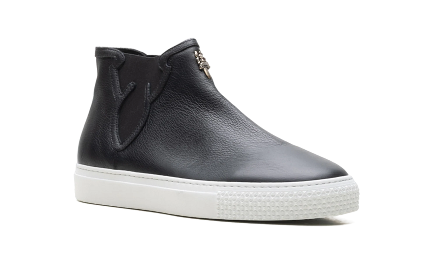 Leather High Top Trainers "Black" CHRM1173