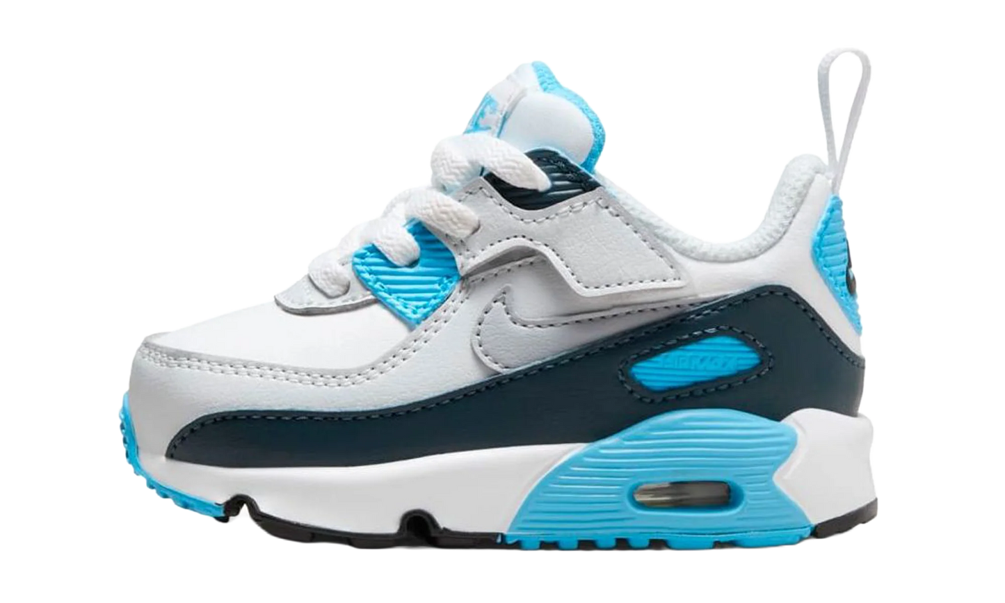 Air Max 90 EasyOn "White Baltic Blue Armory Navy Wolf Grey" HF6359 100