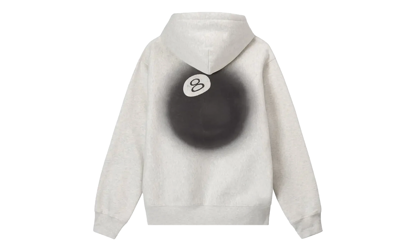 8 Ball Fade Hoodie "Ash Heather" STUS445