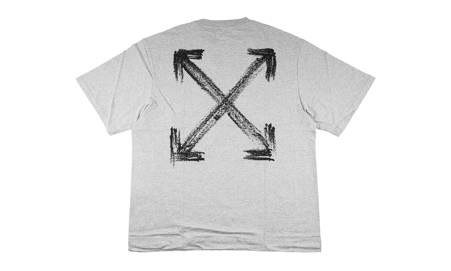 CHALK ARROW SKATE FIT TEE "HEATHER GREY" 44OWOS26T065 030