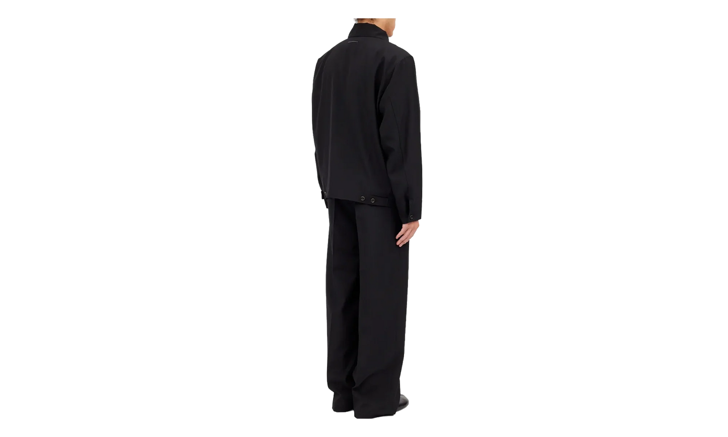 Light Wool Blend Zip Jacket "Black" SH0AM0069M35436900