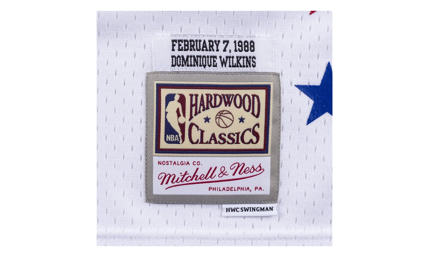 NBA Dominique Wilkins Swingman Jersey "1988 All-Star - White" SMJYBW18018 ASEWHIT88DWI