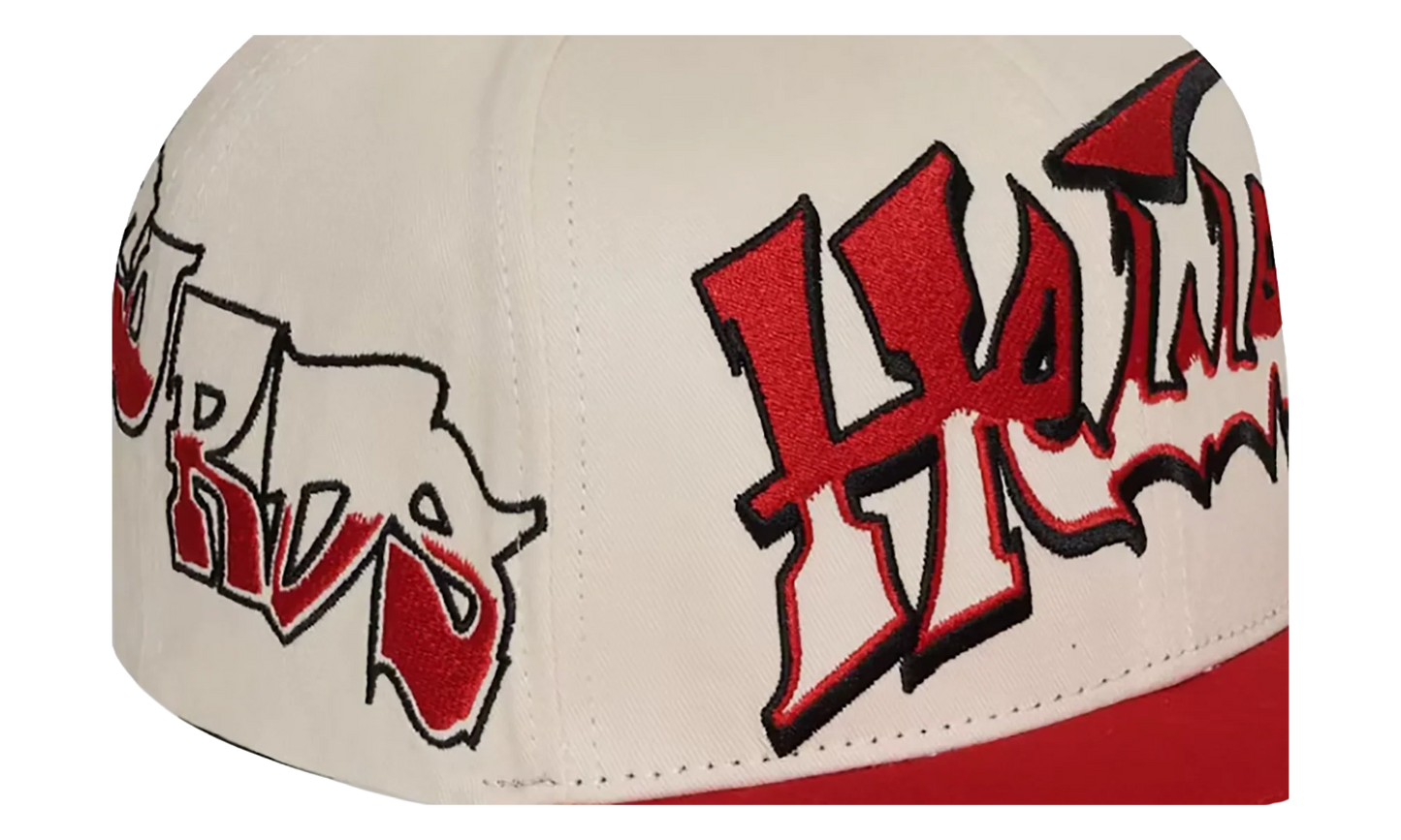 Records Snapback Hat "Red/White" HSR199