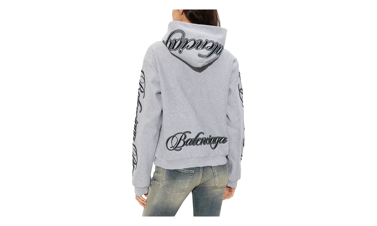 Standard Zip Hoodie WMNS "Light Heather Grey / Black" 851236 TTVM8 2569