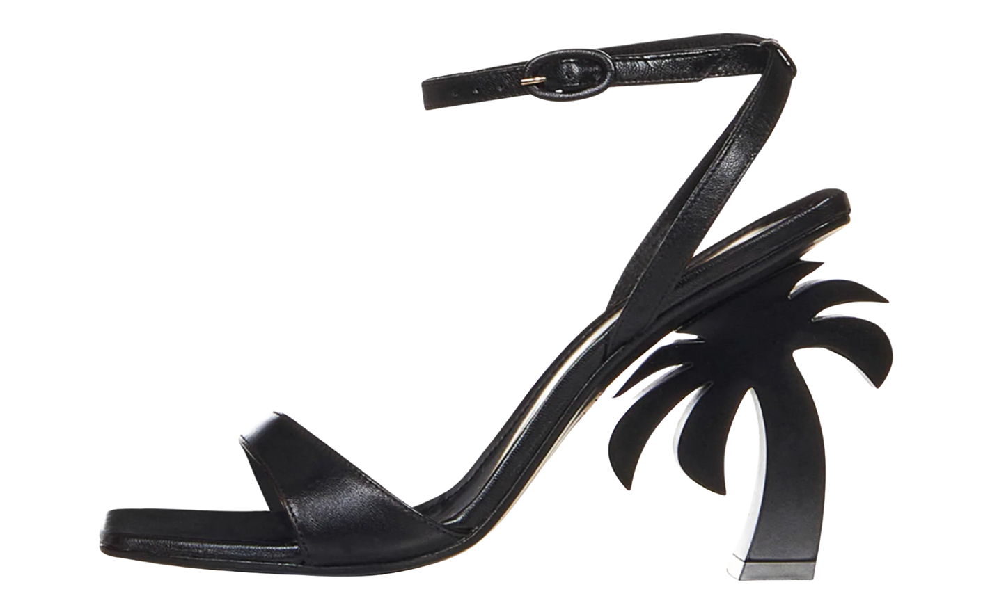 Beach Heels WMNS "Black" PWIH004S23LEA0011000