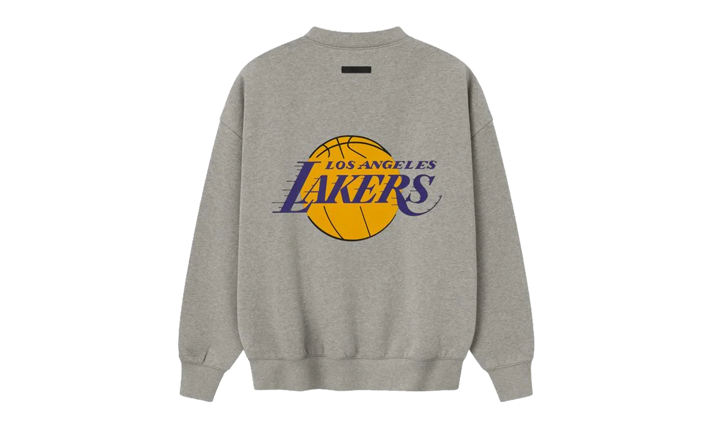 LAKERS SPORTS FIT CREWNECK SWEATSHIRT "CONCRETE HEATHER" 192NB256505F