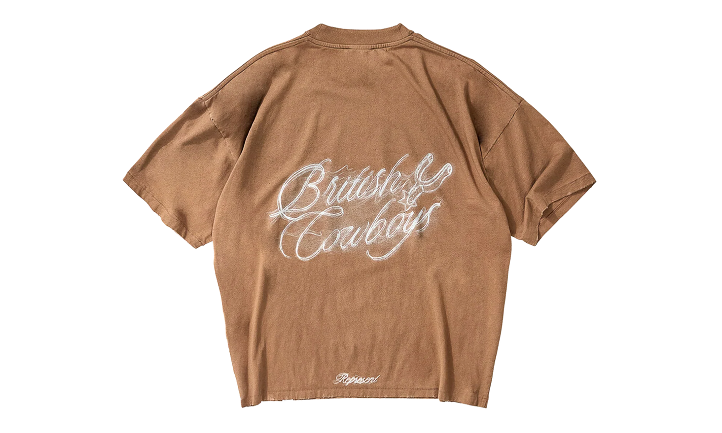 British Cowboys SS Tee "Dusty Brown" MLM100592-DB