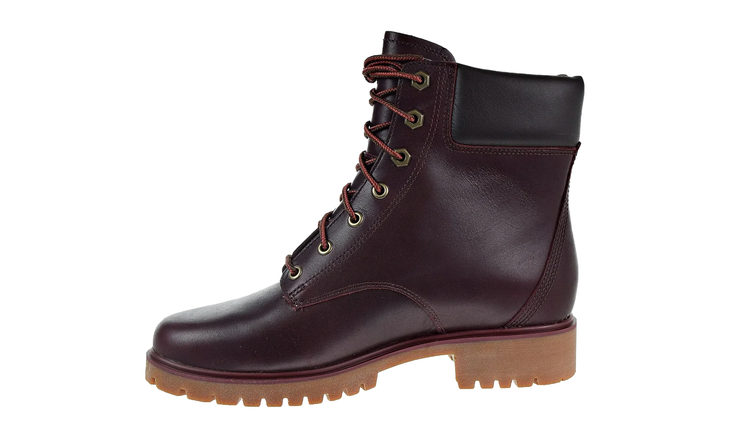 Jayne 6 inch Waterproof Boots WMNS "Burgundy Full Grain" TB0A1SFD