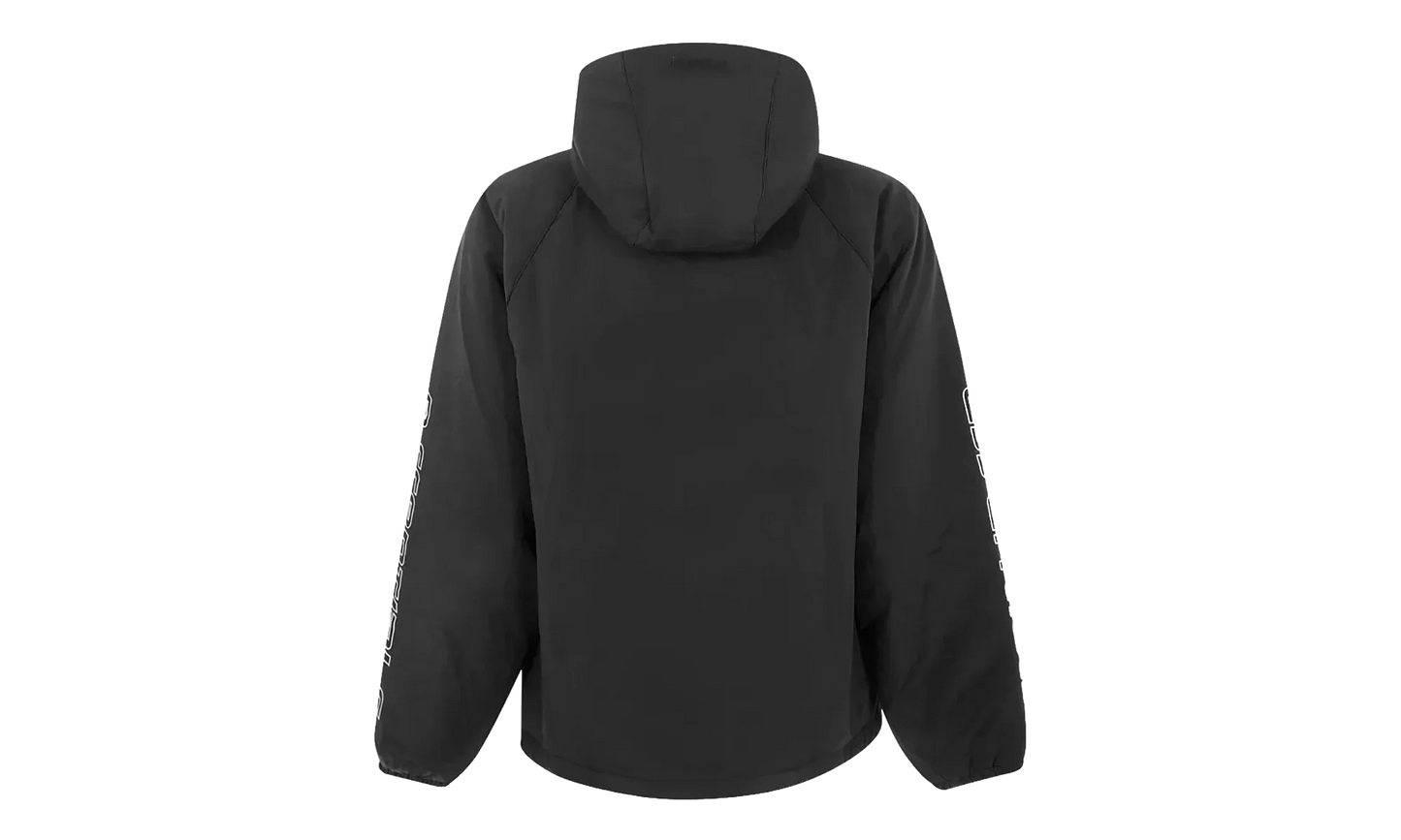 Nylon Half Zip Anorak "Vintage Black" 202HO258241F