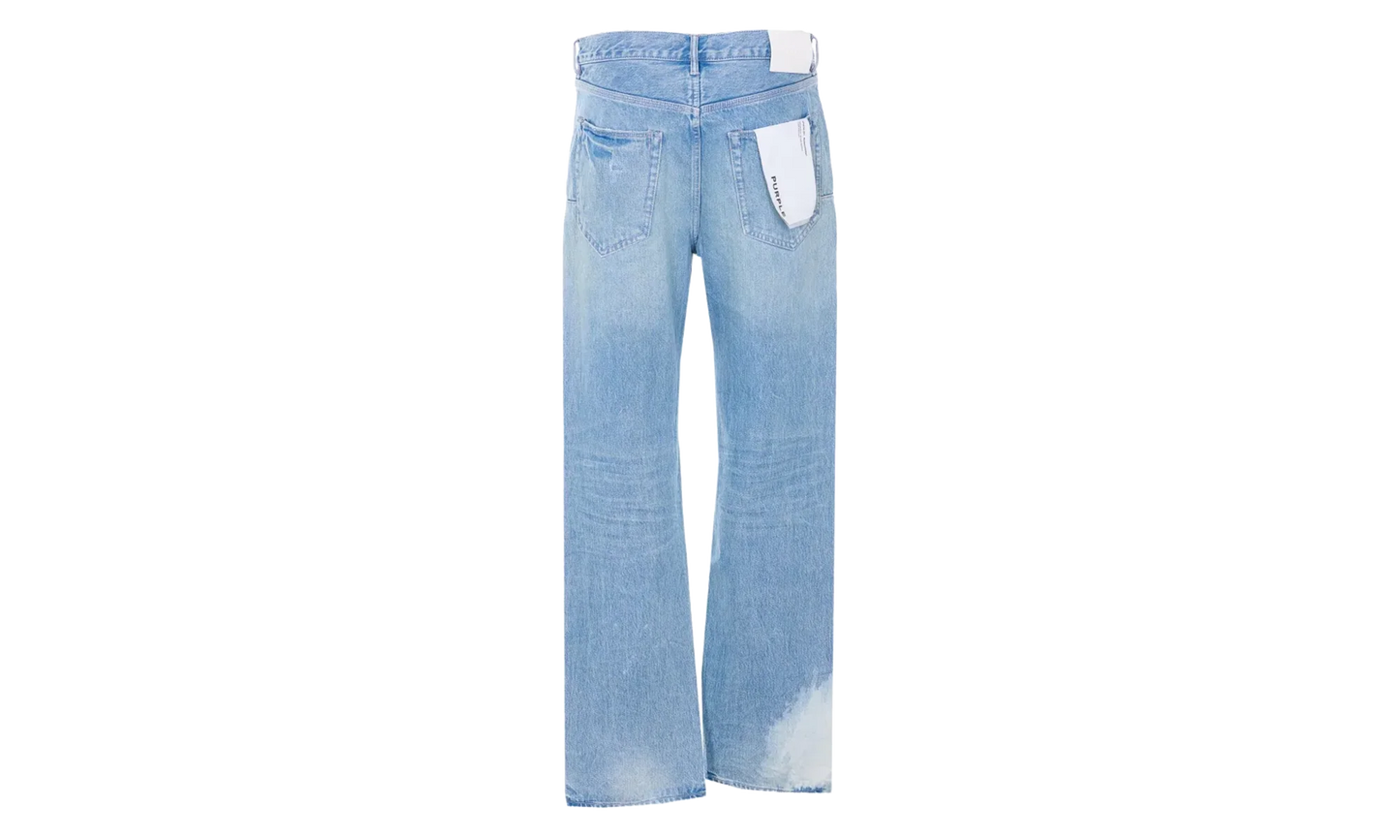 Repair Knee Blowout Jeans "Light Indigo" P011 GDBT226