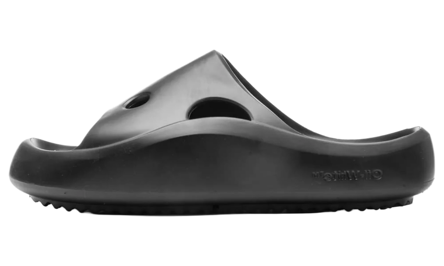 Meteor Rubber Slides "Black" OMIC014F22MAT0011010