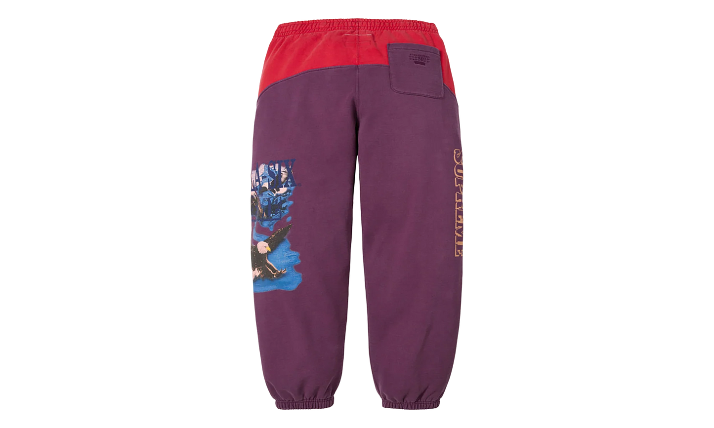 MM6 Maison Margiela Eagle Sweatpant "SS26 - Purple" SU27197