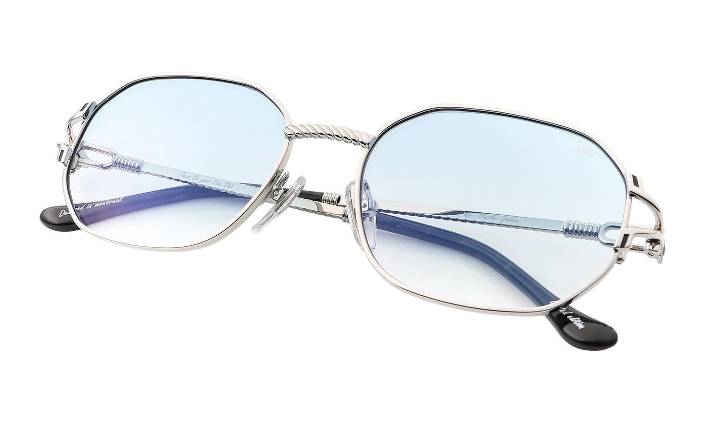 Hustler Deluxe Edition 18KT "White Gold / Tiffany Blue" DXHD2 0007 2C4