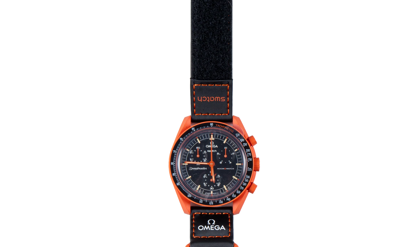 Swatch x Omega Bioceramic Moonswatch "Mission On Earth Lava" SO33O100