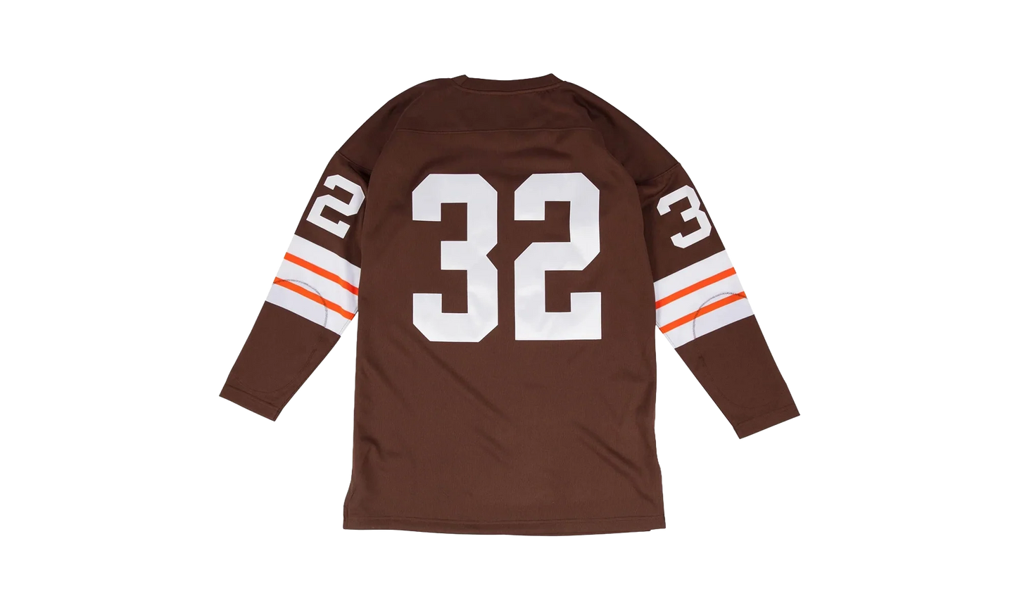 NFL Jim Brown Authentic Jersey "1964 Cleveland Browns - Brown" AJY6CP18021 CBRBROW64JBW