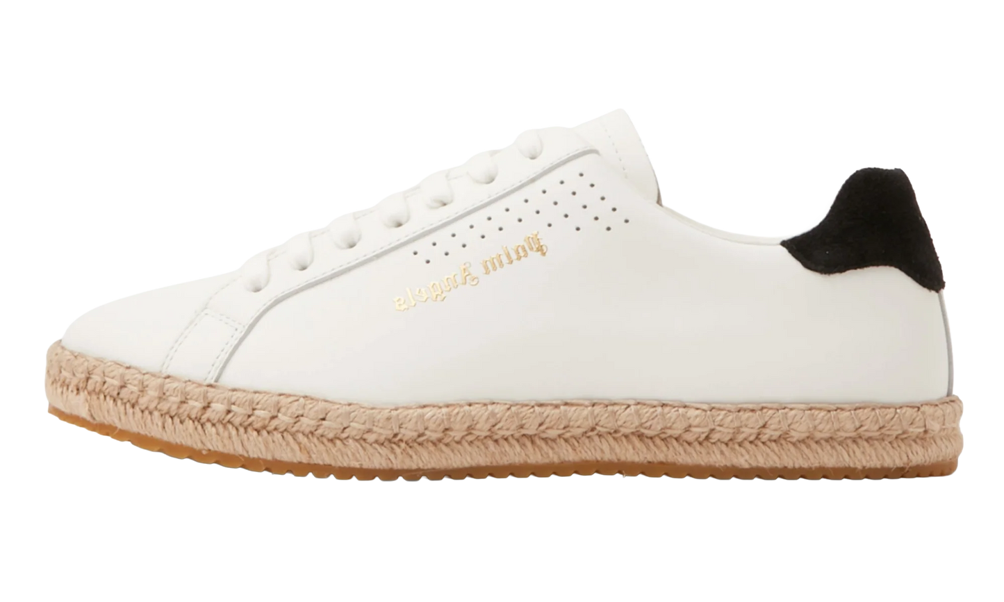 Espadrille Sneakers "White/Black" PMIB001S22LEA0010101