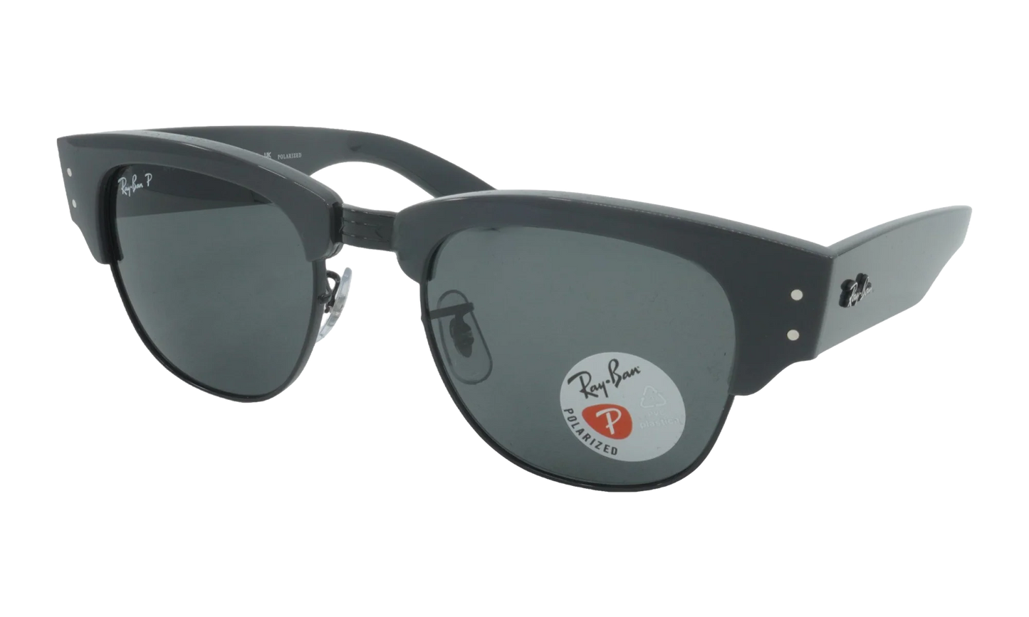 Mega Clubmaster Polarized Sunglasses "Grey" RB0316S-136748_53