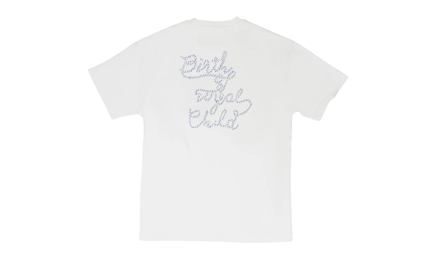 BEADED NILE RIVER T-SHIRT "White" BRC-MTPS-0004