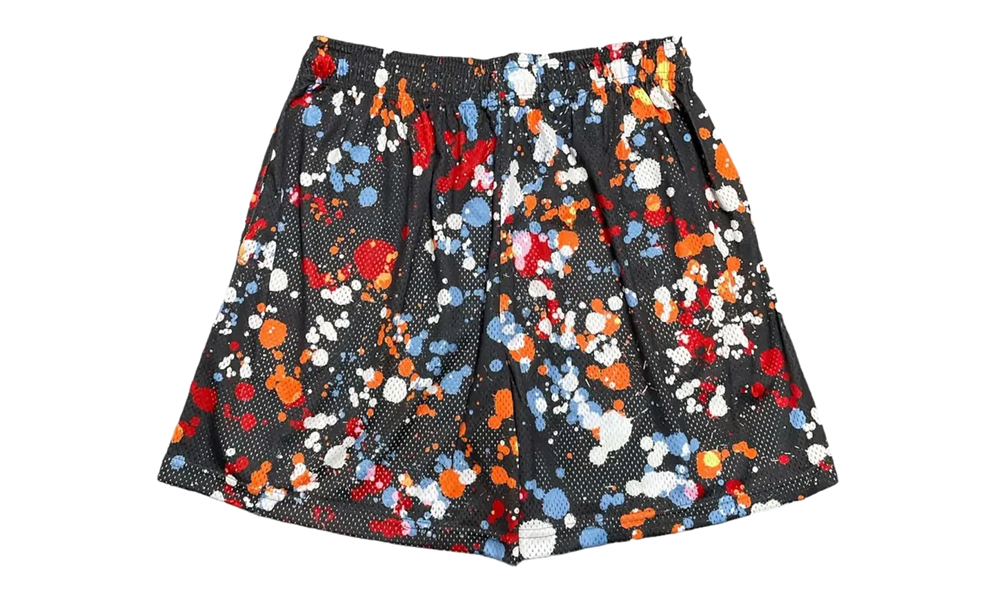 EE Basic Shorts "Paint Splatter - Black Red" EE107