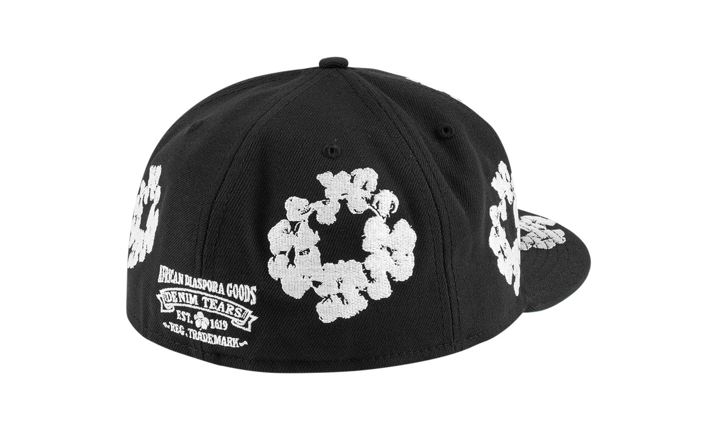New Era Cotton Wreath 59/50 Cap "Black" DT22