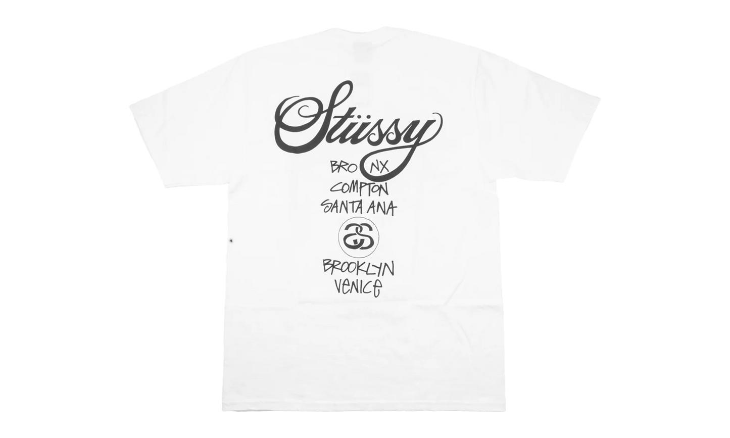 World Tour Tee "White" STUS309