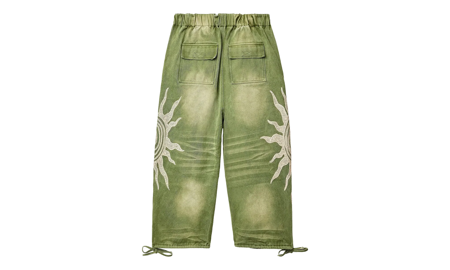 Forest Sun Pants "Distressed Green" VALE 12 001 GN