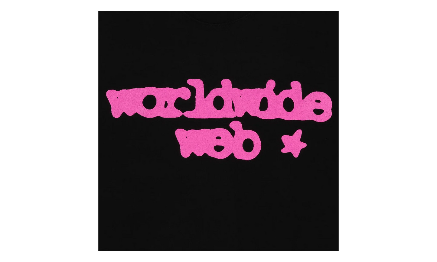 Web Logo Short Sleeve T-Shirt "Black Pink" SP5der339