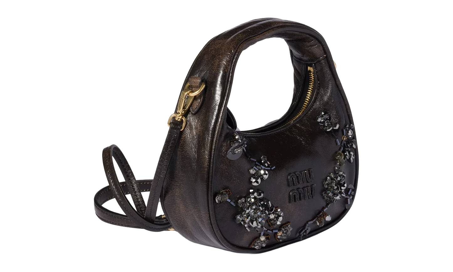 Embroidered Wander Bag WMNS "Caffe" 5BP078 2IF9 F0201