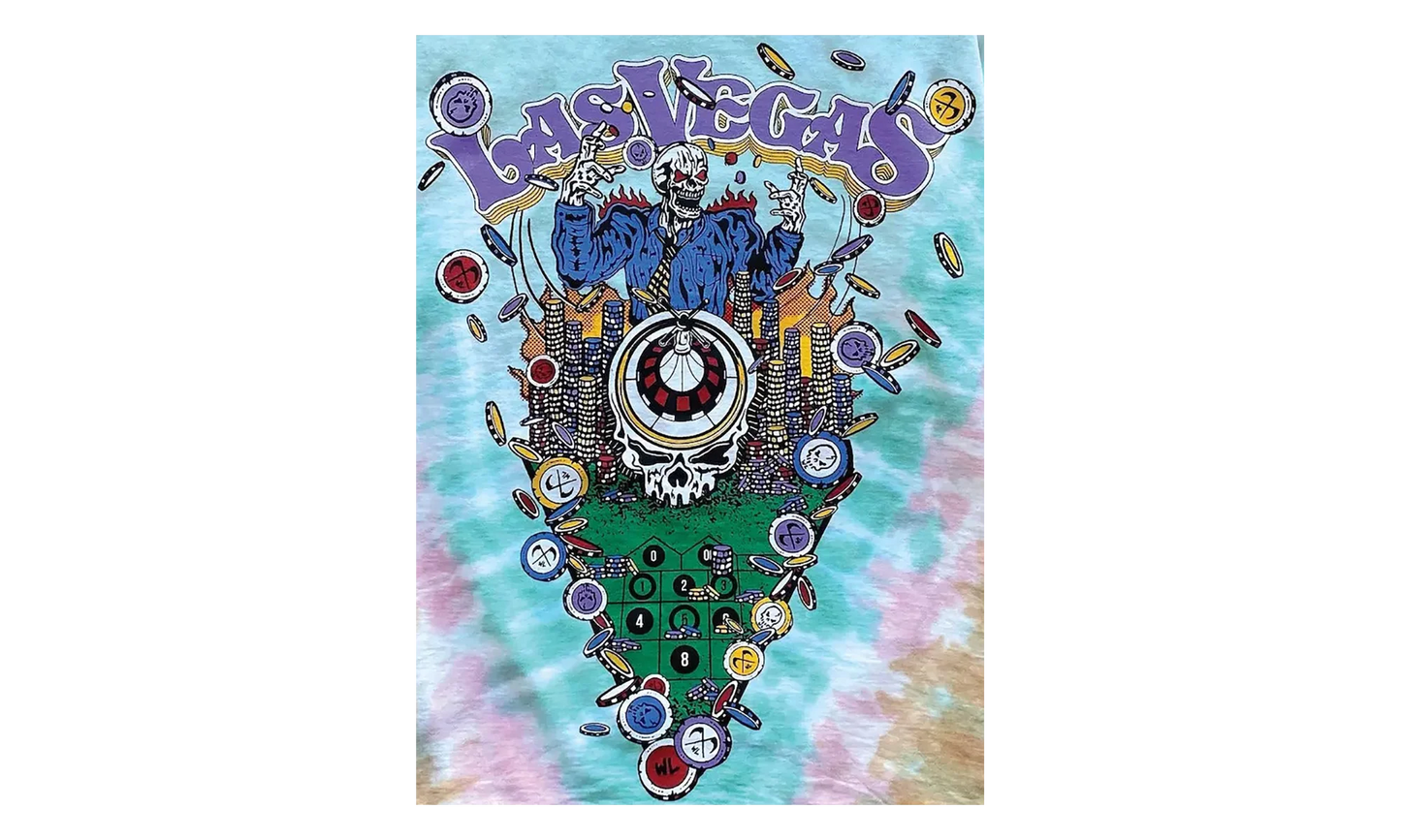 Vegas Roulette T-Shirt "Teal Multicolor" WL002