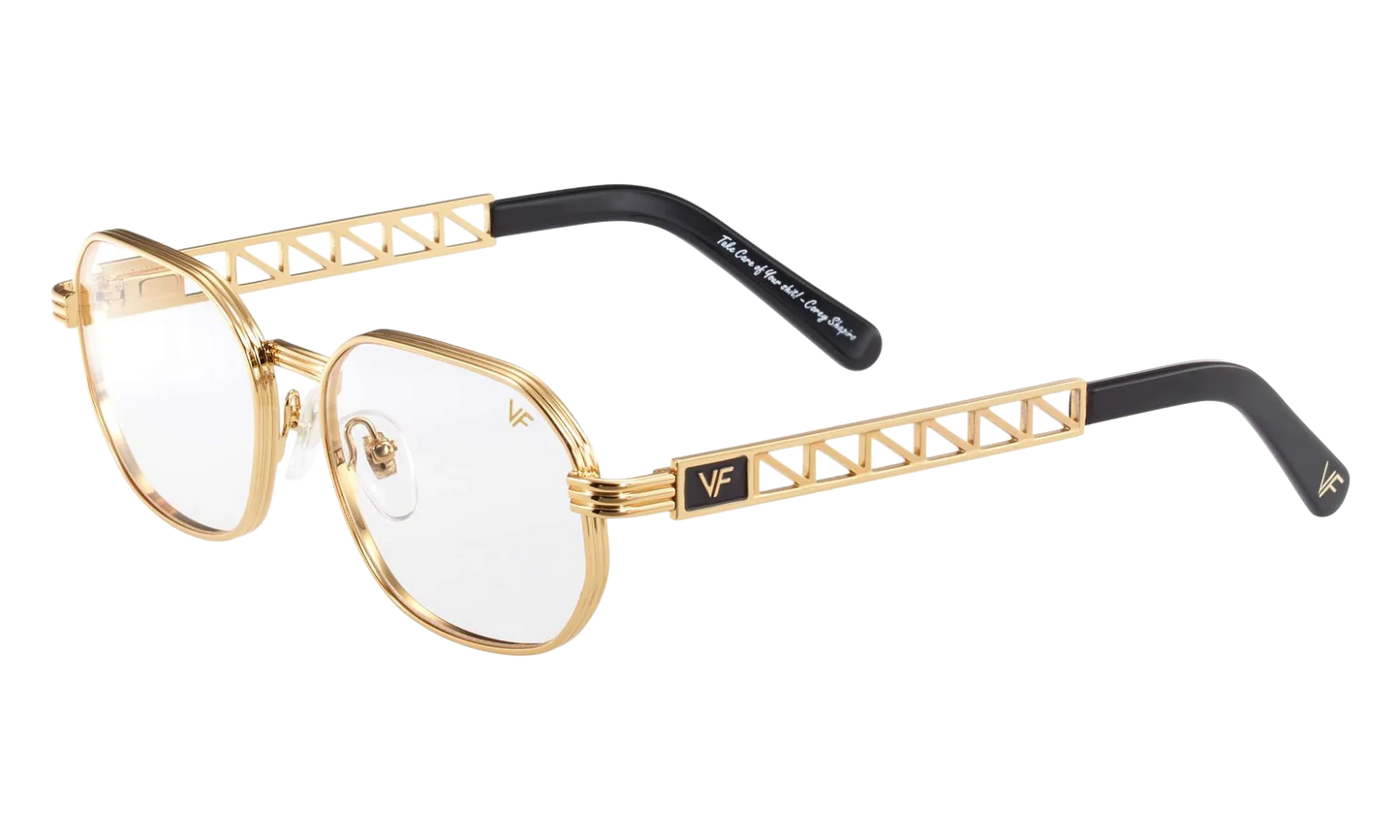 Hustler Jacques Cartier Edition 24KT "Yellow Gold / Clear" JCHU2 0002 11B5