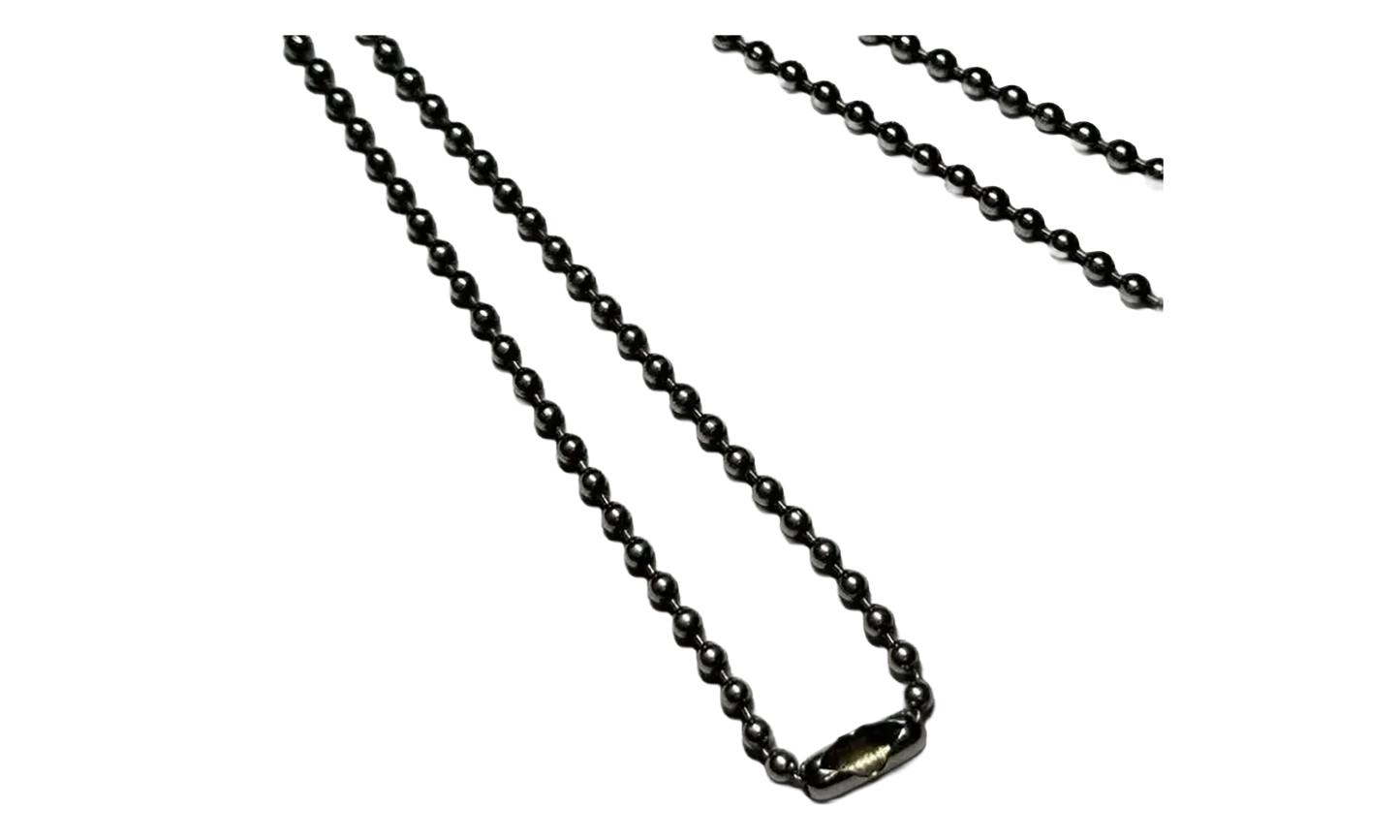 Ball Chain Necklace "18 inches - Silver" CHRM0961