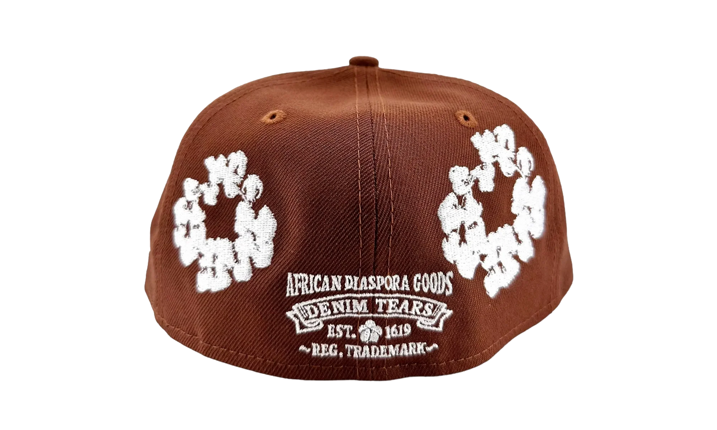 New Era Cotton Wreath 59Fifty Fitted Cap "Brown" DT339