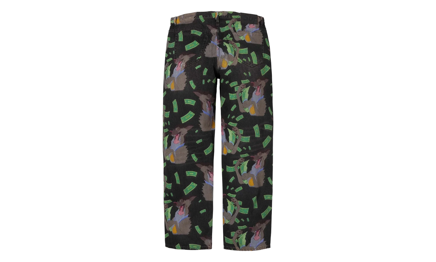 All Dogs Go To Heaven Loose Fit Jean "FW25 - Washed Black" SU26918