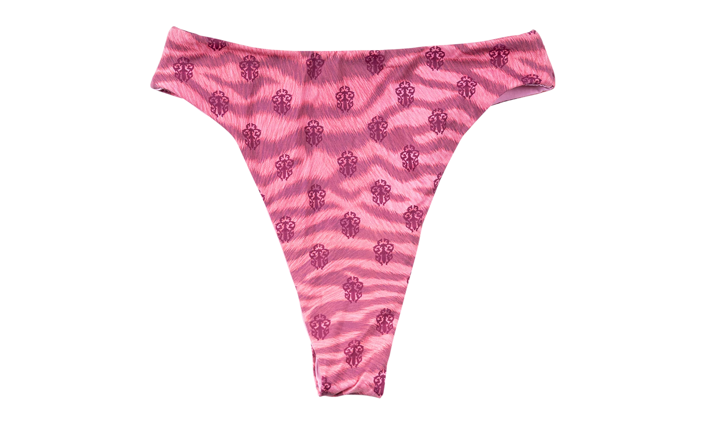 X dipped in blue bikini bottom "Pink" CHRM1081