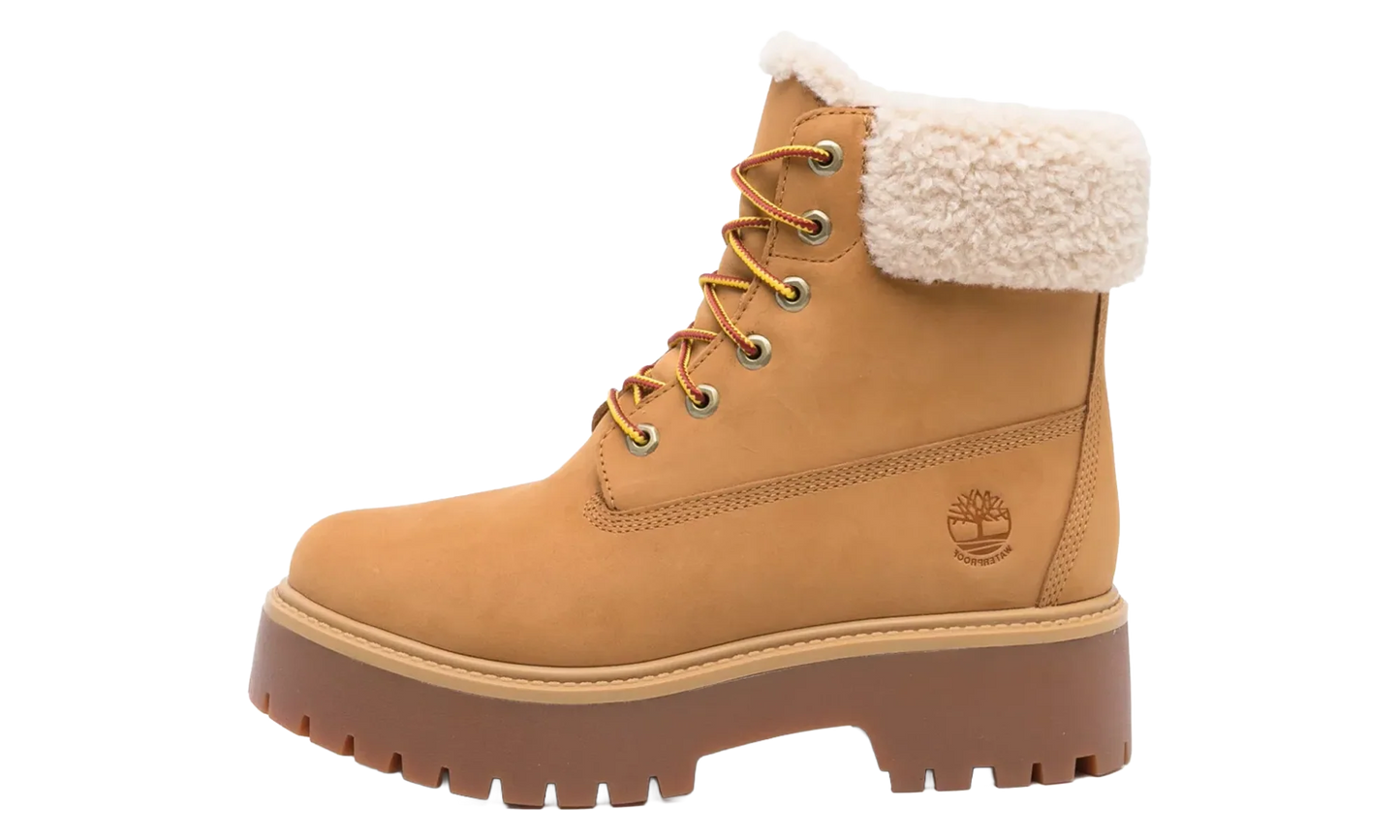 Stone Street Warm-Lined Waterproof Platform Boot "Wheat Nubuck" TB0A2PU6 754