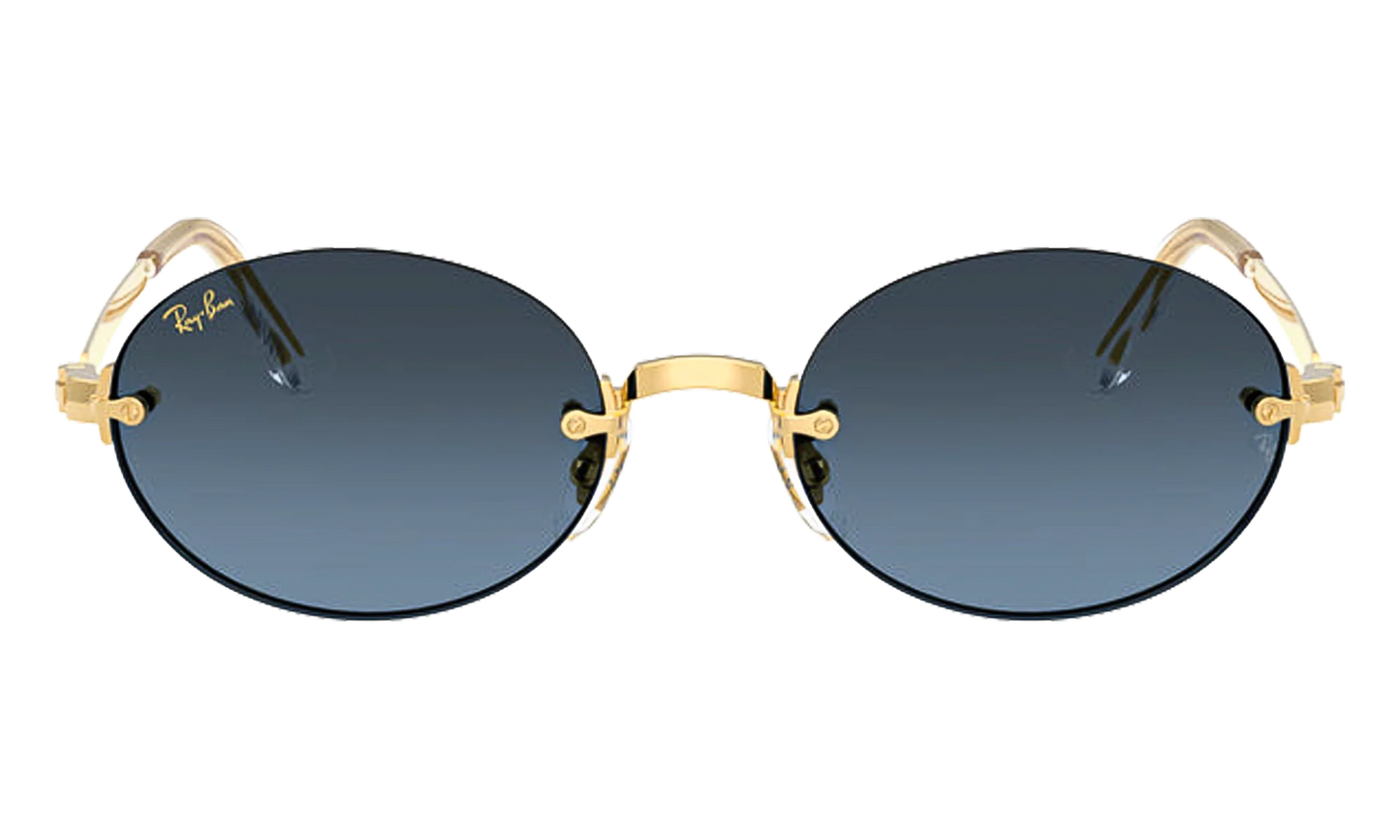 A$AP Rocky Rimless Oval "Arista / Blue Dark Grey" 0RB3929 001/S2