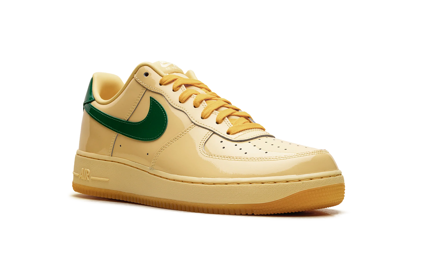 Air Force 1 Low "Patent Leather Topaz Gold Pine Green" IO4489 700