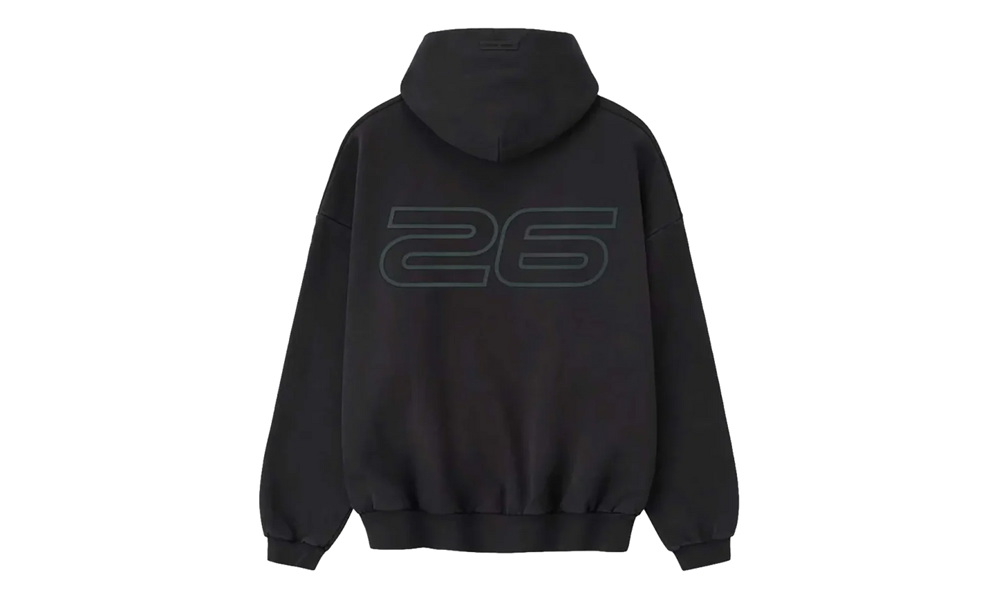 Heavy Fleece 90s Hoodie "Vintage Black" 192HO256564F