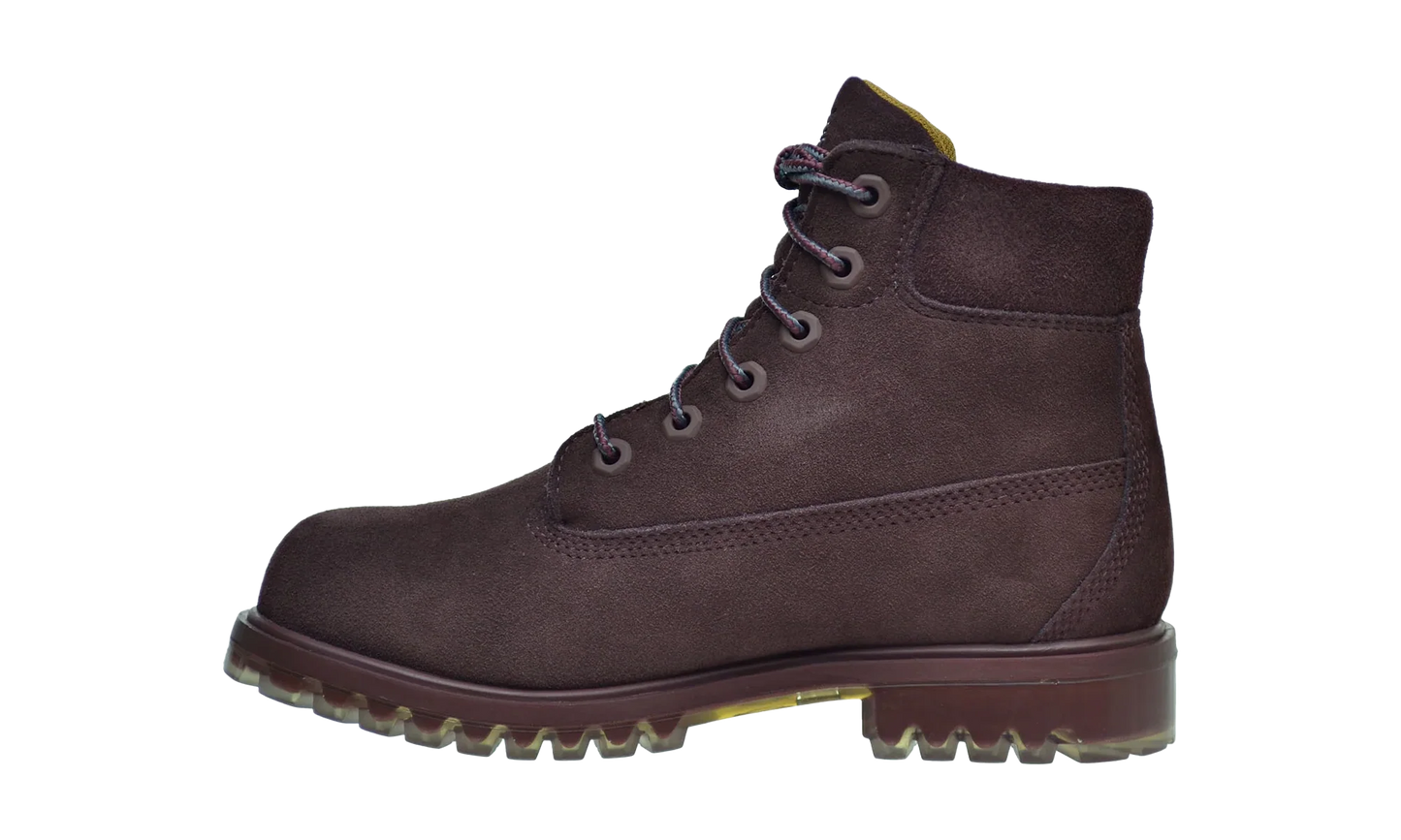 6 Inch TPU Outsole Waterproof Suede Premium Boot GS "Dark Red" TB0A1BKH