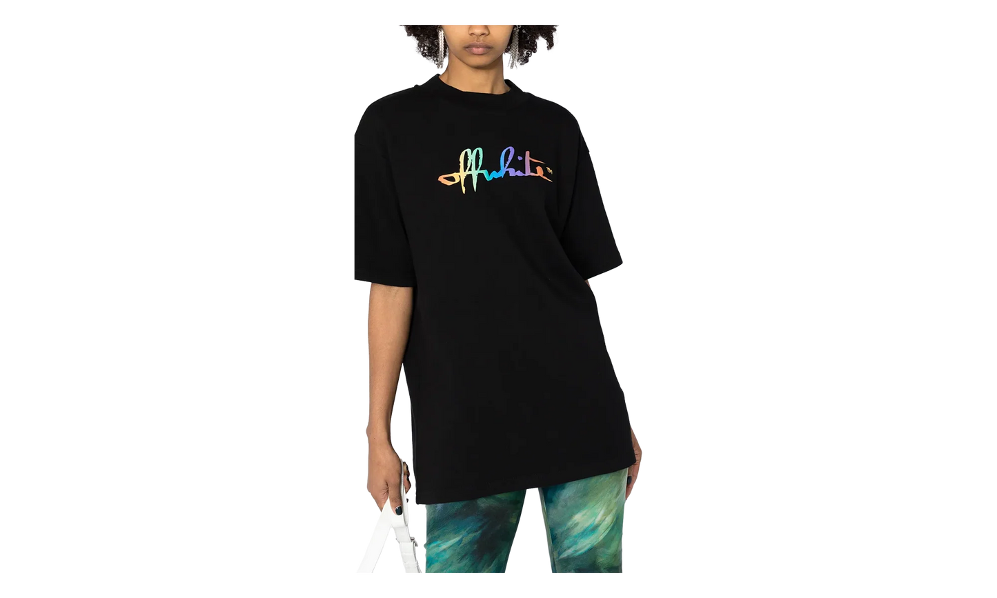 Rainbow Tomboy T-Shirt WMNS "Black / Multi" OWAA072R21JER0011084