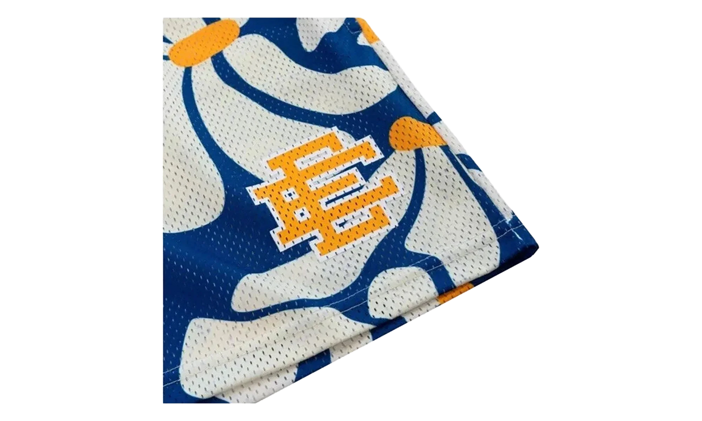 EE BASIC SHORT "SS24 - Blue Daisies/Yellow" EE782